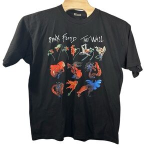 Vintage Pink Floyd The Wall 1997 Tour XL Shirt Mens Double Sided‎ Winterland